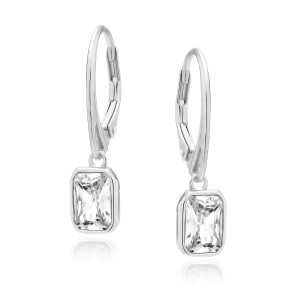 Cercei argint lungi cu pietre si tortite DiAmanti Z2029DR_W-DIA (Argint 925‰ 2,3 g.)